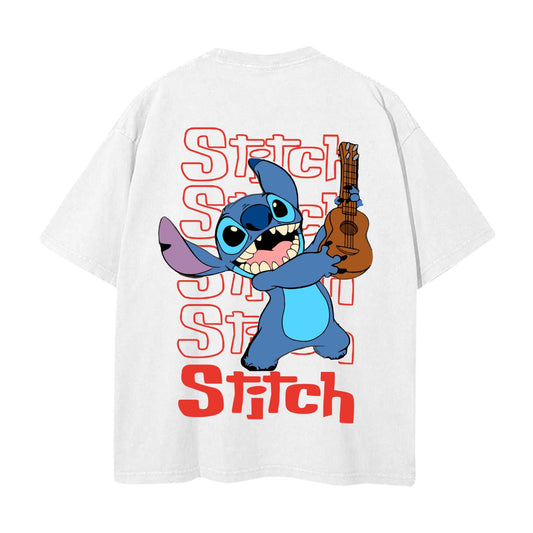camisa stitch con guitarra